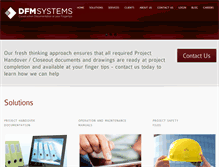 Tablet Screenshot of dfmsystems.com